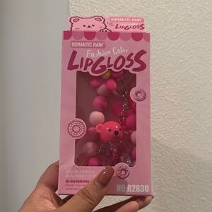 Romantic Rain Pink Bear Lip Gloss